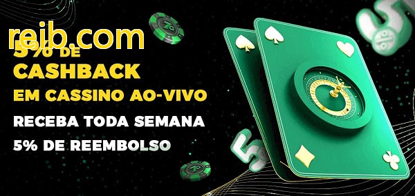 Promoções do cassino ao Vivo reib.com